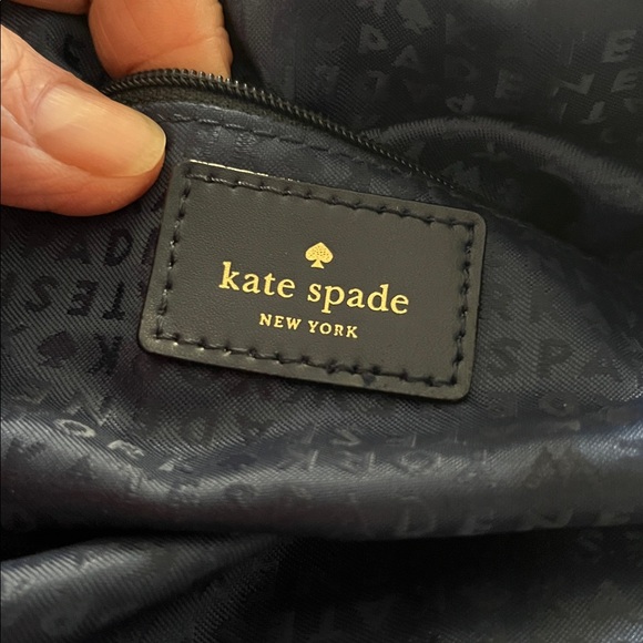 KATE SPADE Cedar Street Maise Multi-stripe Leather Bag 14”x9”x4” Preloved - Picture 12 of 13